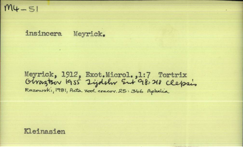 front of card